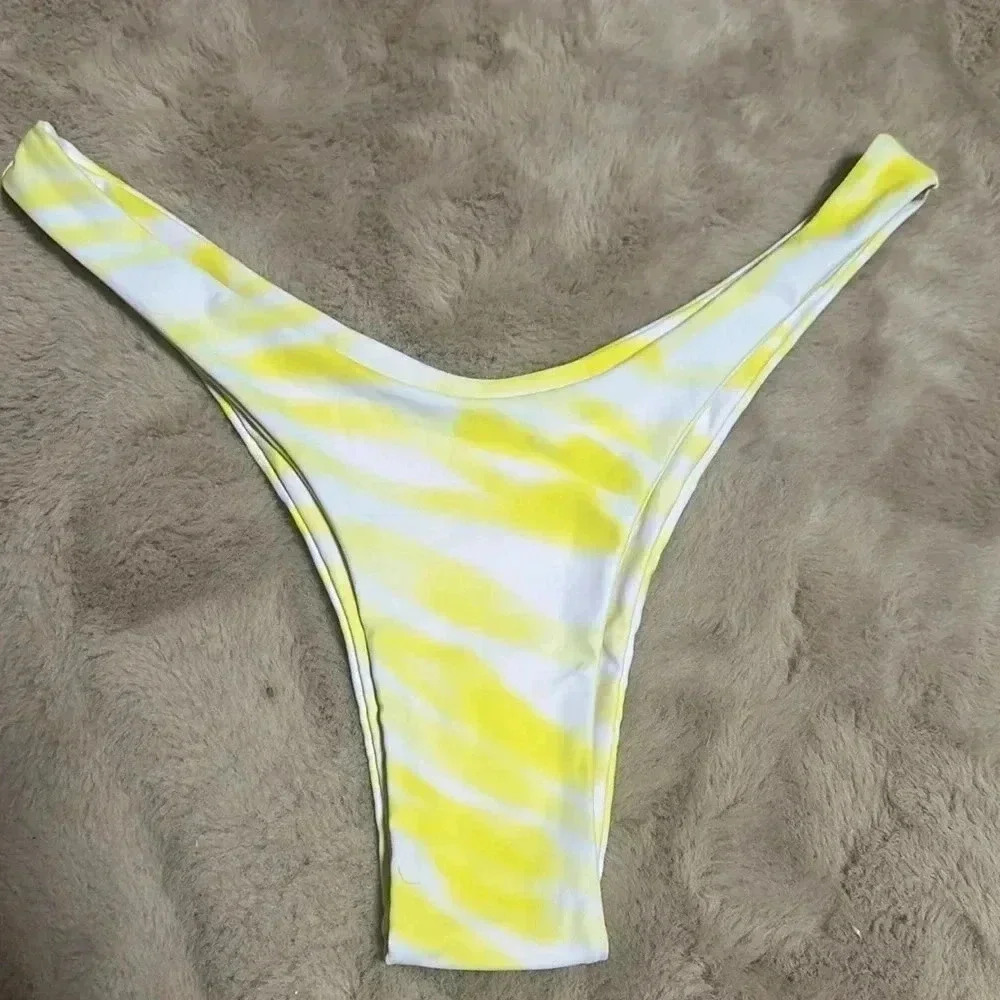 Triangle Bikini Swimsuit With Beach Skirt, - Picture 8 of 12